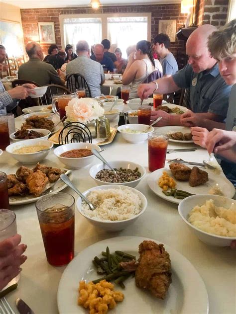 Mrs. wilkes dining - Yes, there’s *always* a line so be prepared BUT Mrs Wilkes is not just a meal but a Savannah experience! You’ll be seated w others at a 10 people table but you’ll be new friends as they’ll most likely be standing next to you in line.
